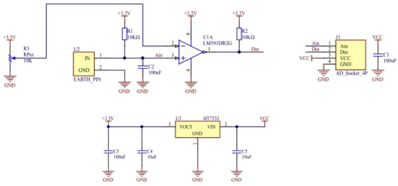 Schematic - M5Stack U019 Humidity Sensor Unit
